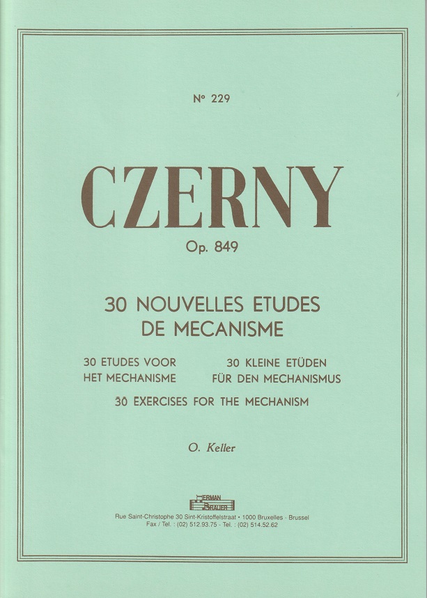 30 Etudes de Mécanisme, Opus 849