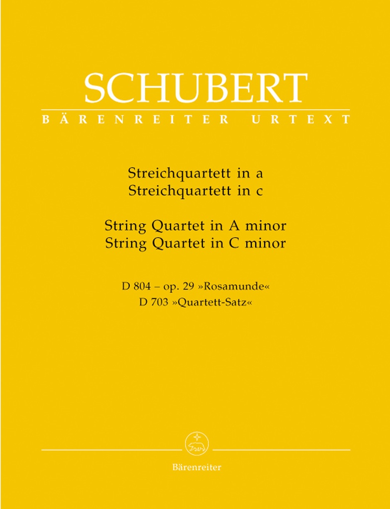 String Quartet a minor, D.804 & c minor, D.703