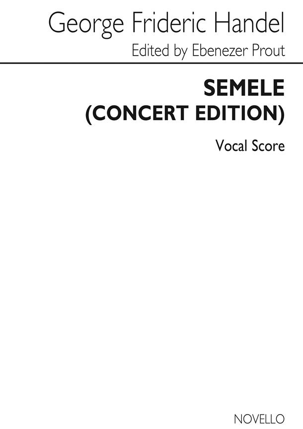 Semele, HWV.58 (Vocal score)