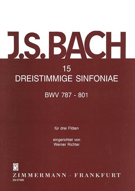 15 Dreistimmige Sinfonien, BWV.787-801