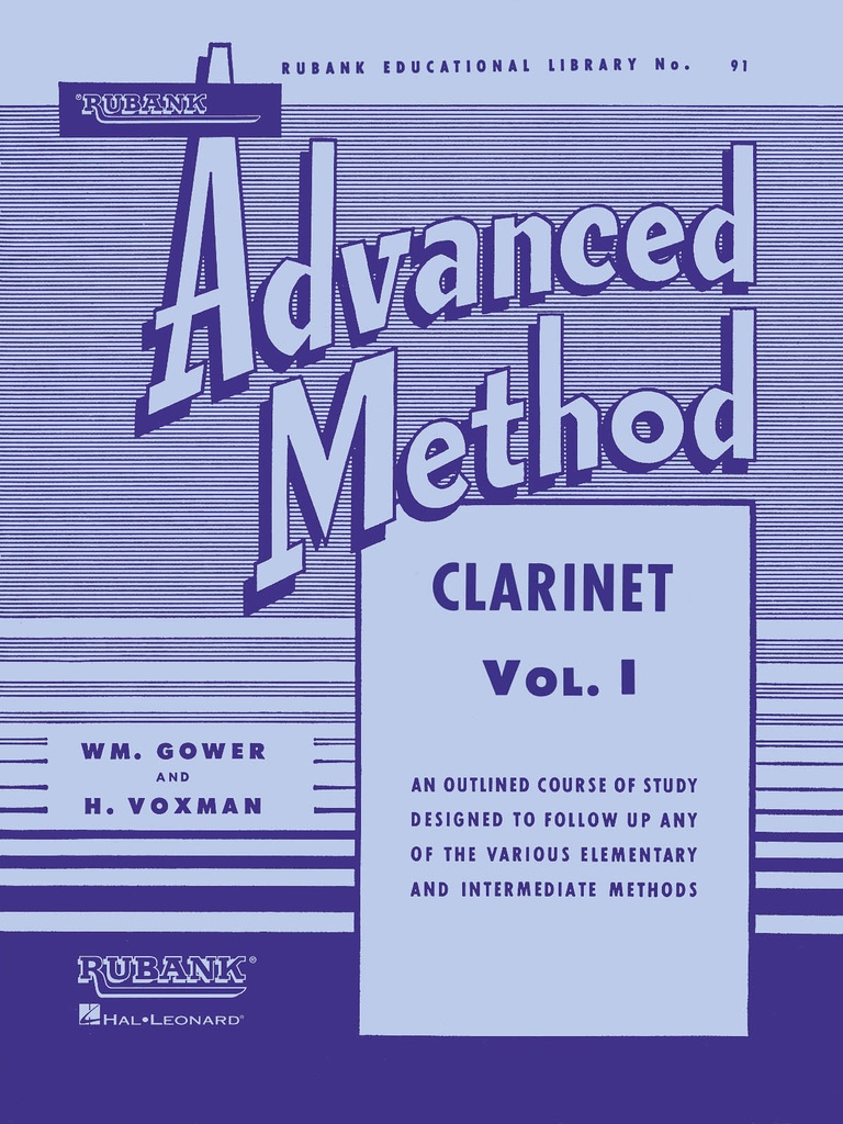 Advanced Method for Clarinet – Vol.1