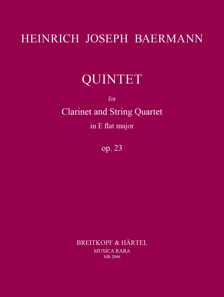 Quintet in Eb major, Op.23 (Set of parts)