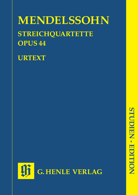 Streichquartette, Op.44 (Study score)