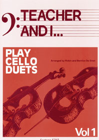 Teacher and I play cello duets - 1