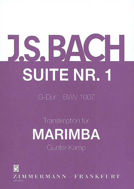 Suite Nr.1 G-Dur, BWV.1007 for marimba