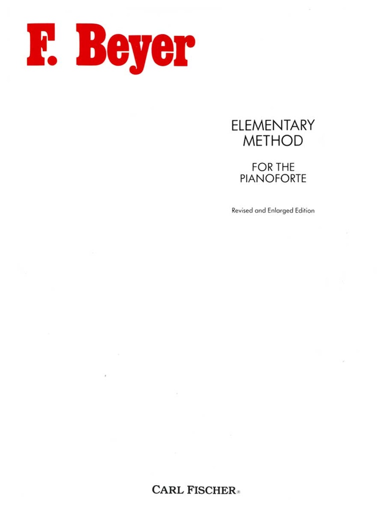 Elementary Method, Op.101 (FISCHER)