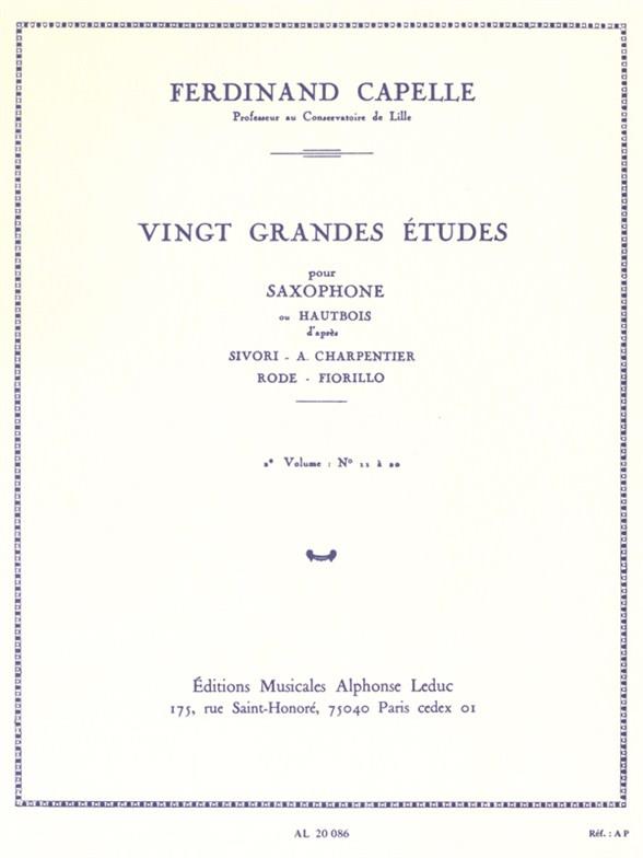 20 Grands Etudes - Vol.2