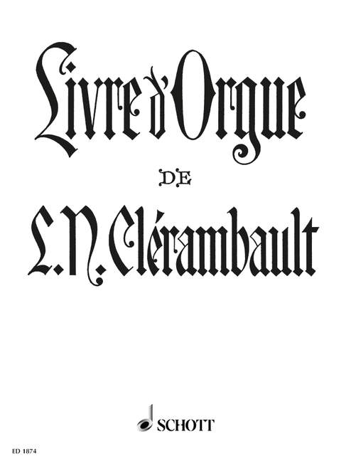 Livre d'Orgue