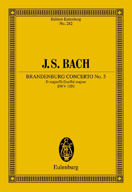 Brandenburg concerto No.5, BWV.1050 (Study score)