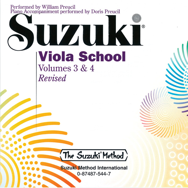 Suzuki Viola School - Vol.3 & 4 (CD only)