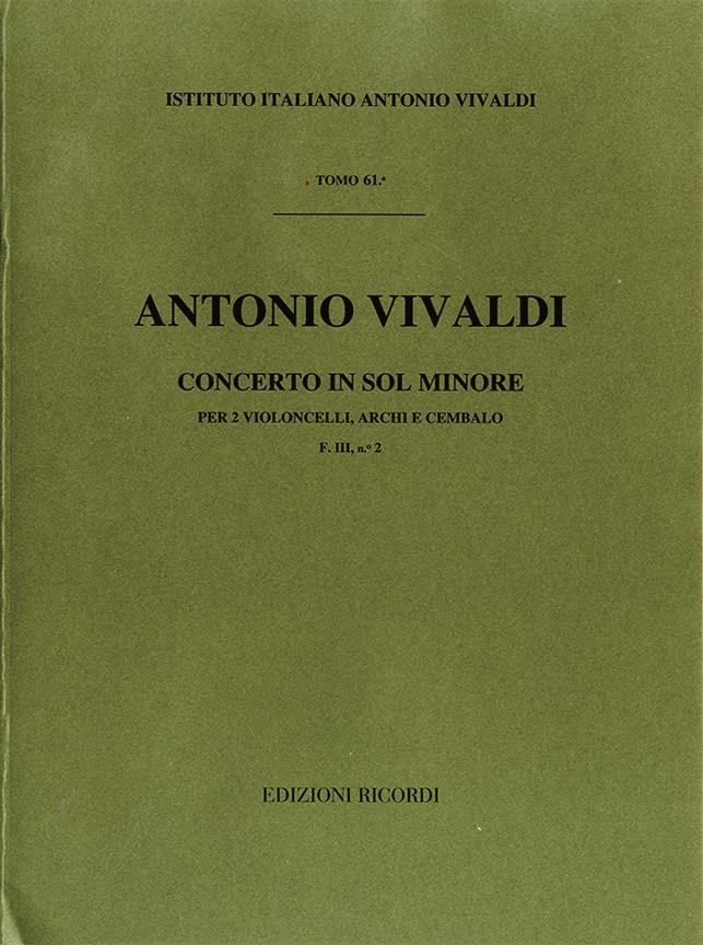 Concerto in mi min., F.VIII n.6, RV.484 (Full score)