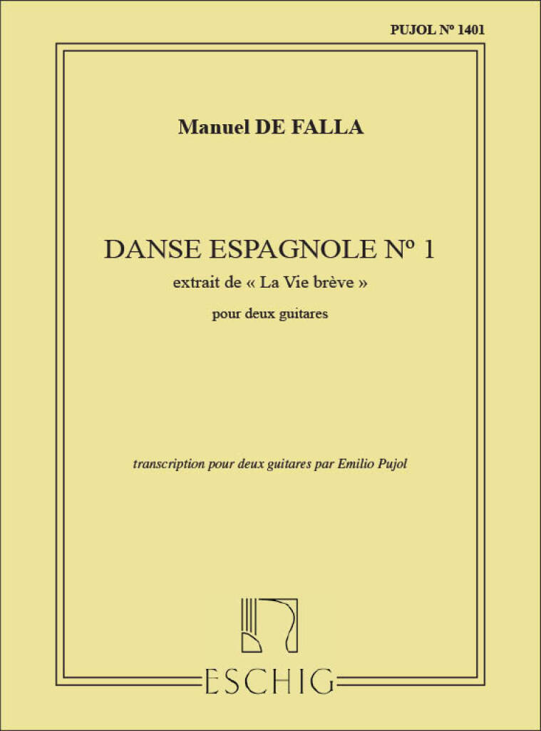 Danse Espagnole No.1 (Extrait de "La Vie Brève")