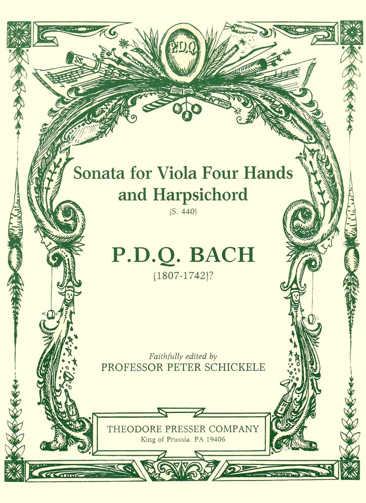 Sonata for viola 4 hnds and harpsichord