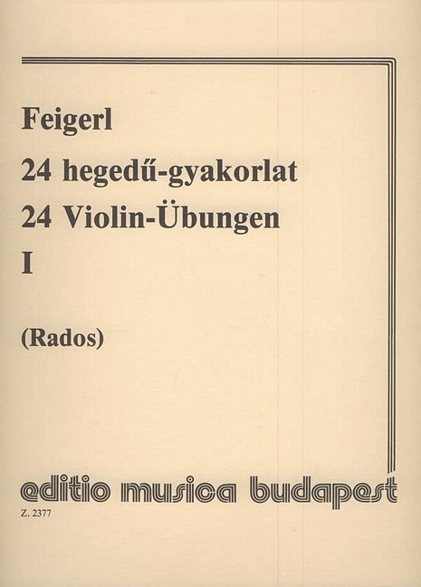 24 Violin Exercices - Vol.1