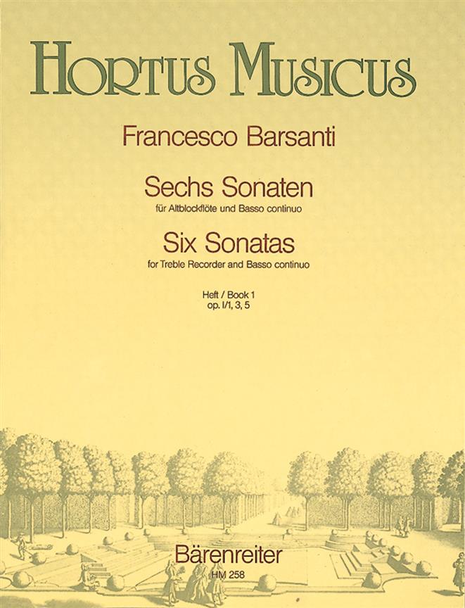 6 Sonaten, Op.1 - Vol.1 (1-3-5)