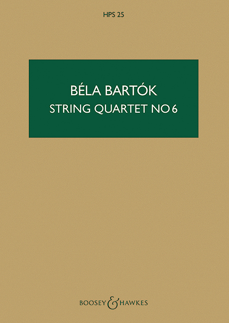 String Quartet No.6 (Study score)