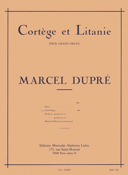 Cortège et litanie