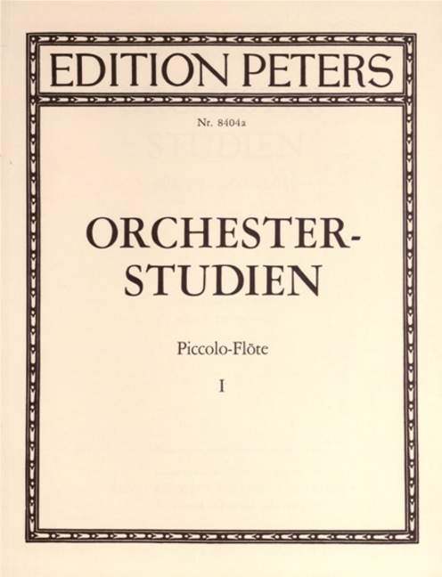 Orchesterstudien fur Piccolo - Vol.1