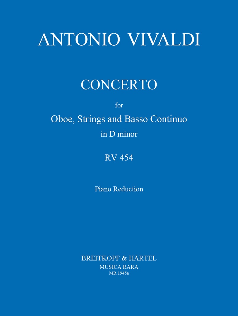 Concerto in D minor, RV.454 (Piano reduction)