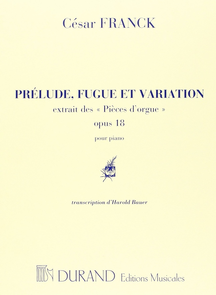 Prélude, Fugue et Variation, Op.18