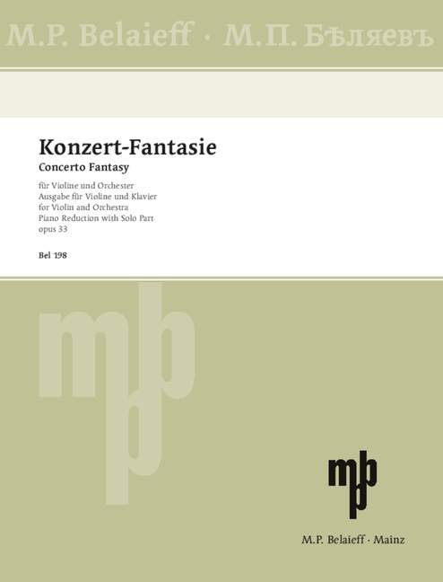 Konzertfantasie, Op.33