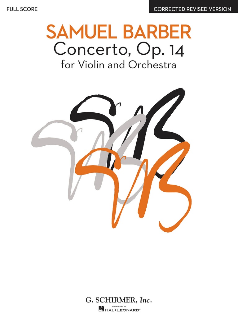 Concerto, Op.14 (Full score - Revised version)