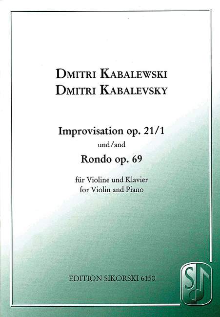 Improvisation, Op.21/1 & Rondo, Op.69