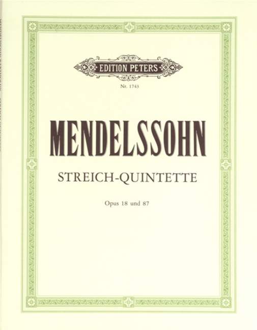 Streichquintette, Op.18 und 87