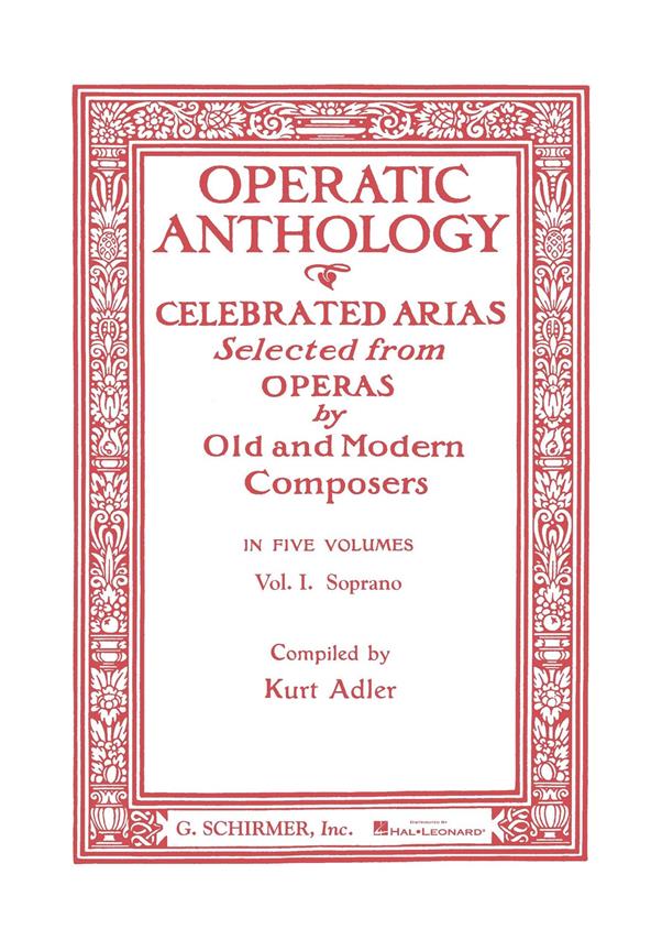 Operatic Anthology –- Vol.1 (Soprano)