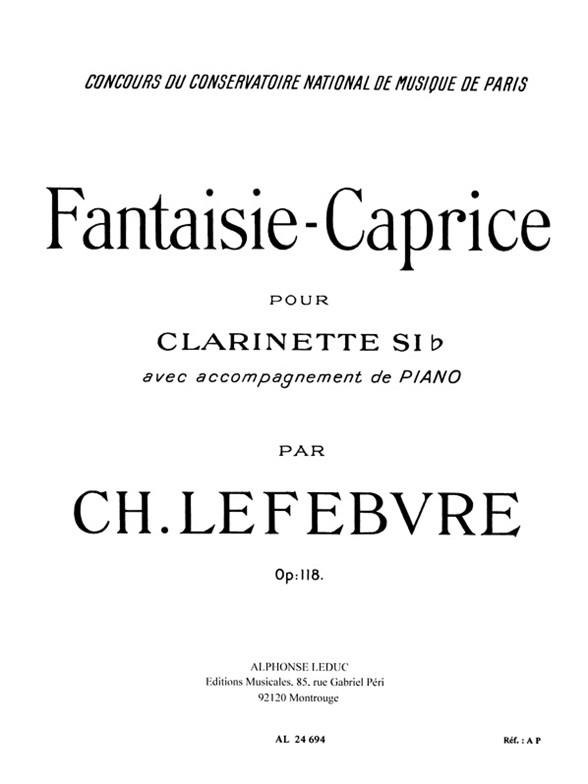 Fantaisie-caprice, Op.118