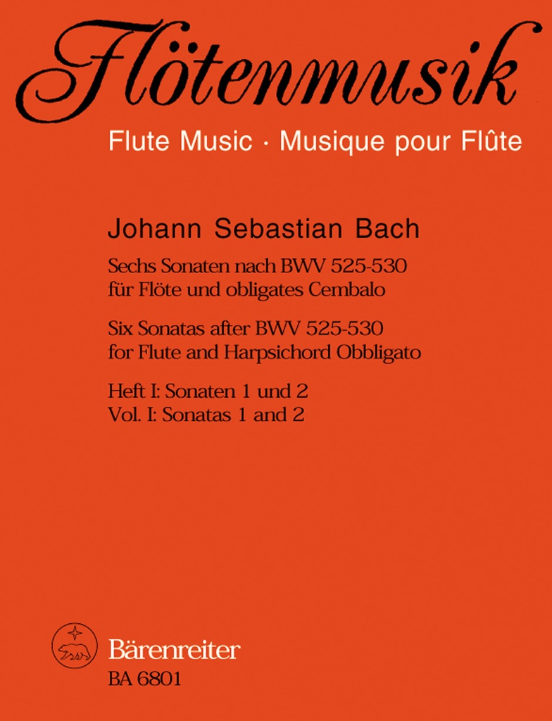 6 Sonaten nach BWV.525-530 - Vol.1 (1 & 2)