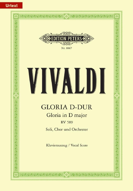 Gloria D-Dur, RV.589 (Piano reduction)