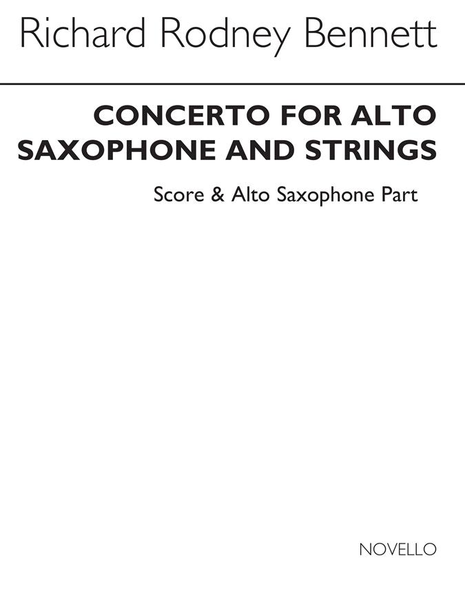 Concerto for alto saxophone