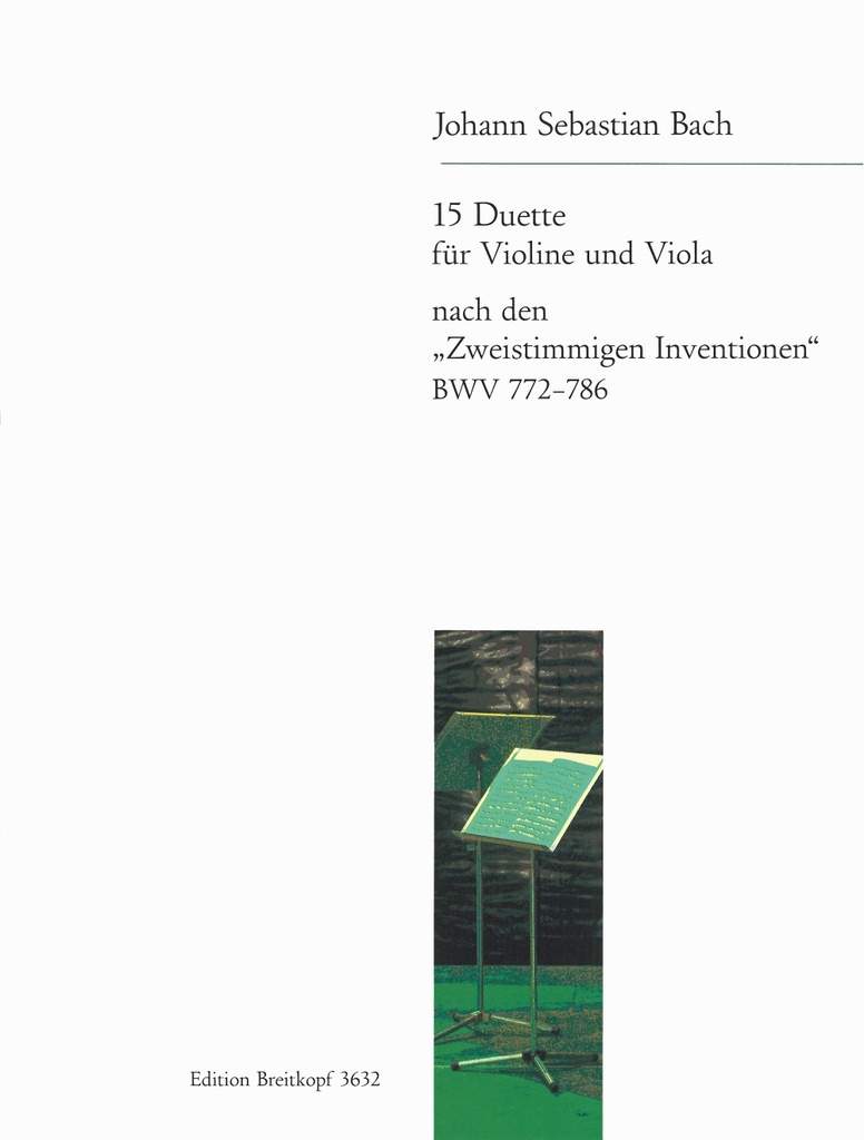 15 Duets based on the Zweistimmige Inventionen, BWV.772-786