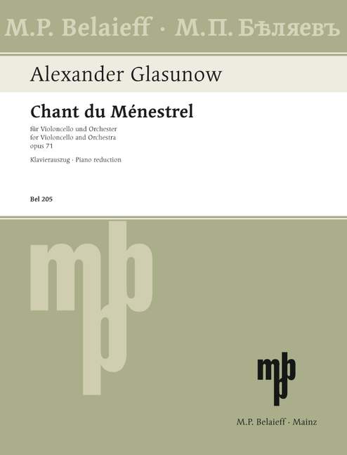 Chant du Menestrel, Op.71