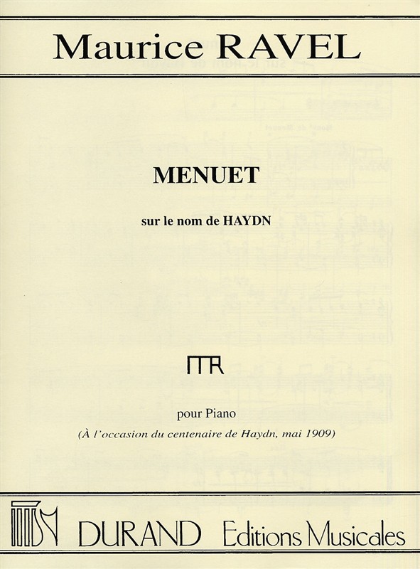 Menuet sur le nom de Haydn