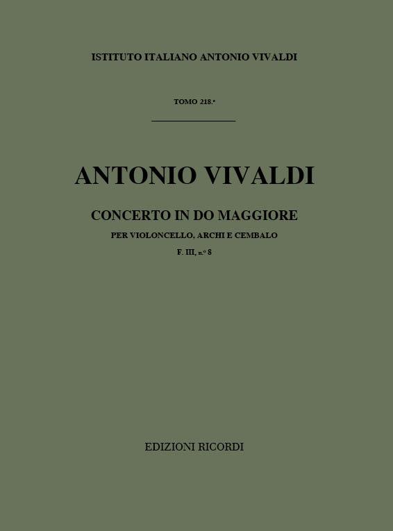 Concerto in C Major, F.III, no.8 RV.398 (Partitura)