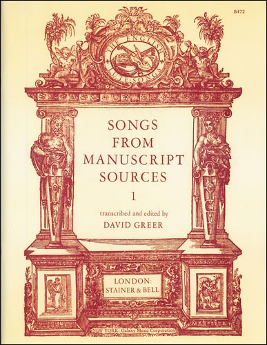 Songs from manuscript sources - Vol.1