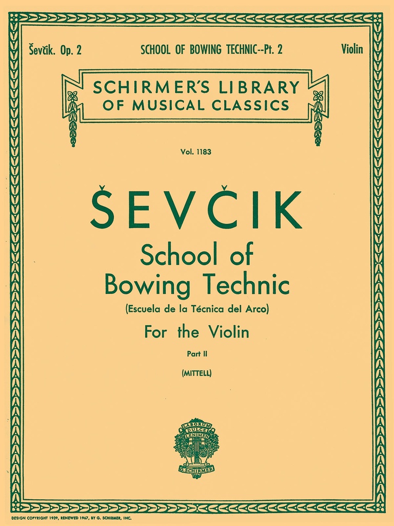 School of Bowing Technics, Op.2 - Vol.2