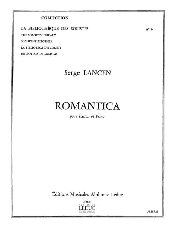 Romantica pour basson et piano