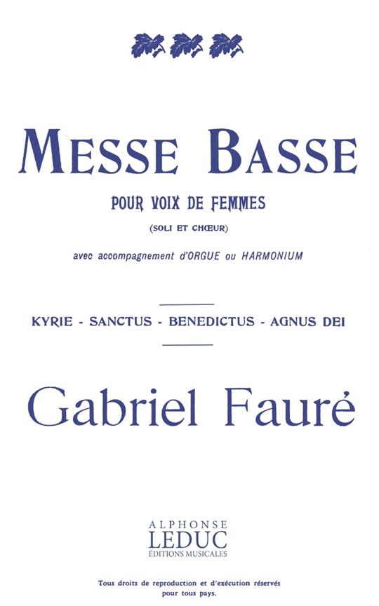 Messe basse (Partition)