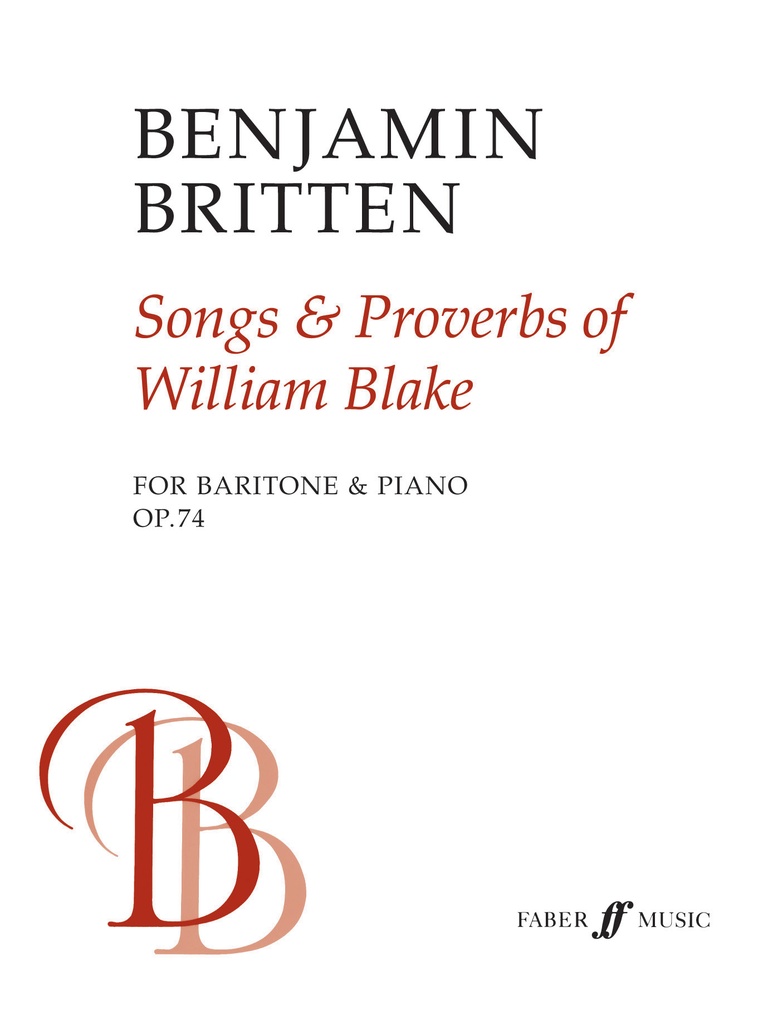 Songs and proverbs of William Blake