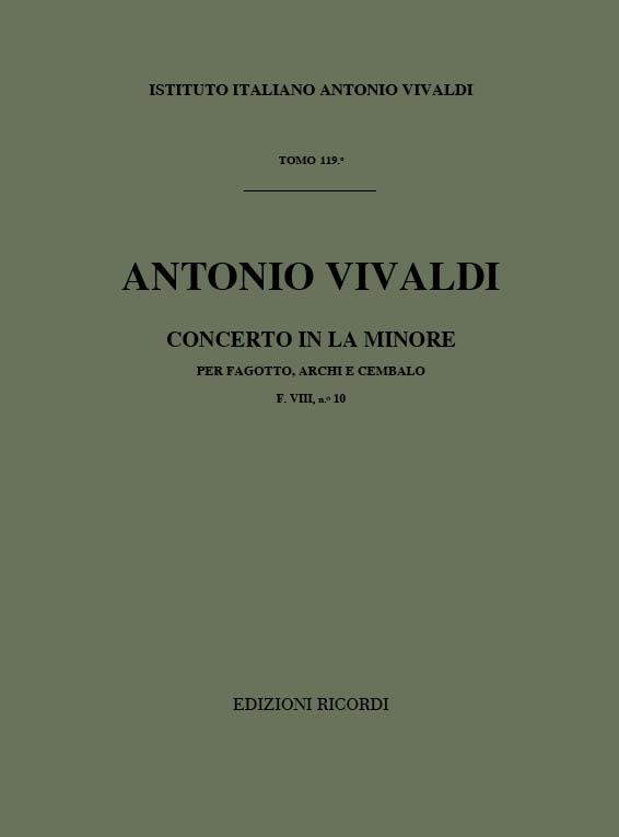 Concerto in la min., RV.500 (Full score)