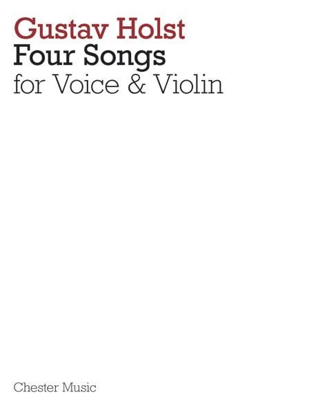 4 Songs for voice and violin, Op.35