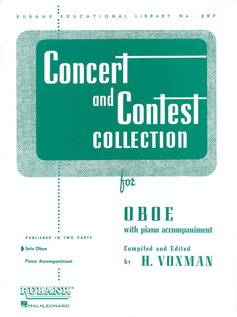 Concert and Contest Collection (Oboe Solo part)