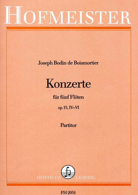 Konzerte, Op.15 (IV-VI) - Partitur