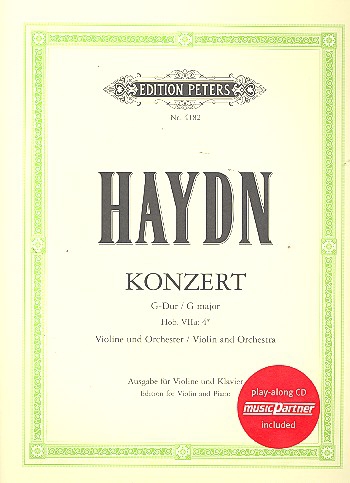 Violin Konzert G-Dur, Hob.VIIa:4 (+CD)