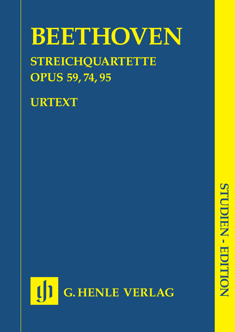 Streichquartette, Op.59,74,95 (Study score)