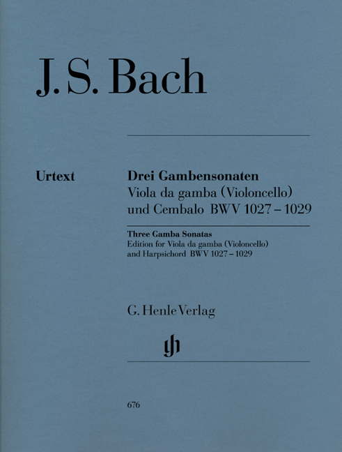 3 Gambensonaten, BWV.1027-1029 (HENLE)