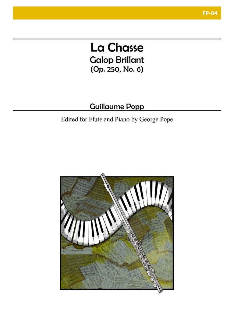 La Chasse, Galop Brillant, Opus 250, No.6 for Flute and Piano